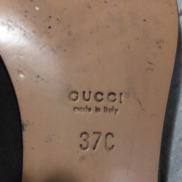 TODAY ONLY:Authentic GUCCI Penny Loafer Brown Leather Shoes Size 37C Made Italy - Picture 3 of 13